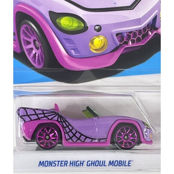 Hot Wheels Monster High Ghoul Mobile 2024 HW Screen Time Car 1/10 Collectible - Picture 2 of 7